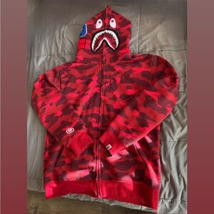 Red bapsta hoodie